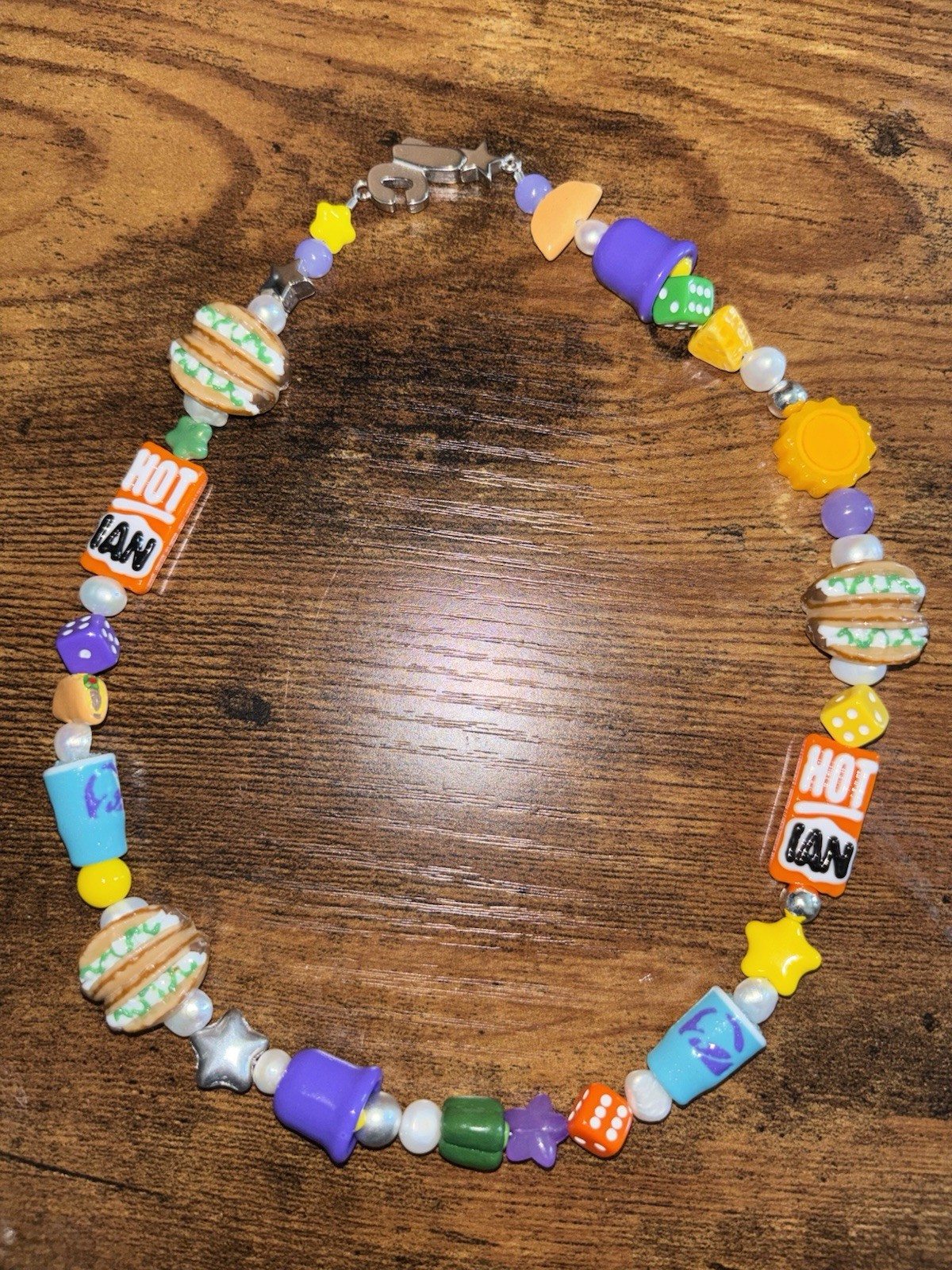 IAN CHARMS x TACO BELL HANDMADE BEAD NECKLACE – LIMITED DROP 1/300 !! BRAND NEW