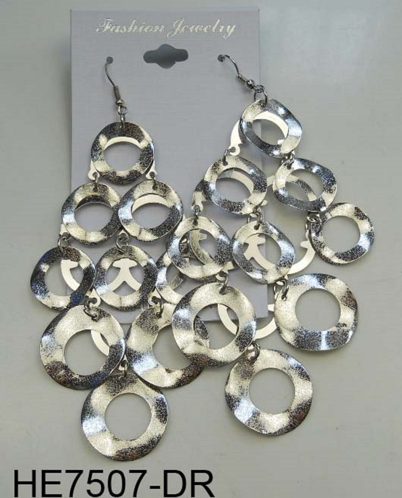 SU-5 Wholesale lot 10 pairs Fashion Big Dangle Silver Plated Earrings US-SELLER