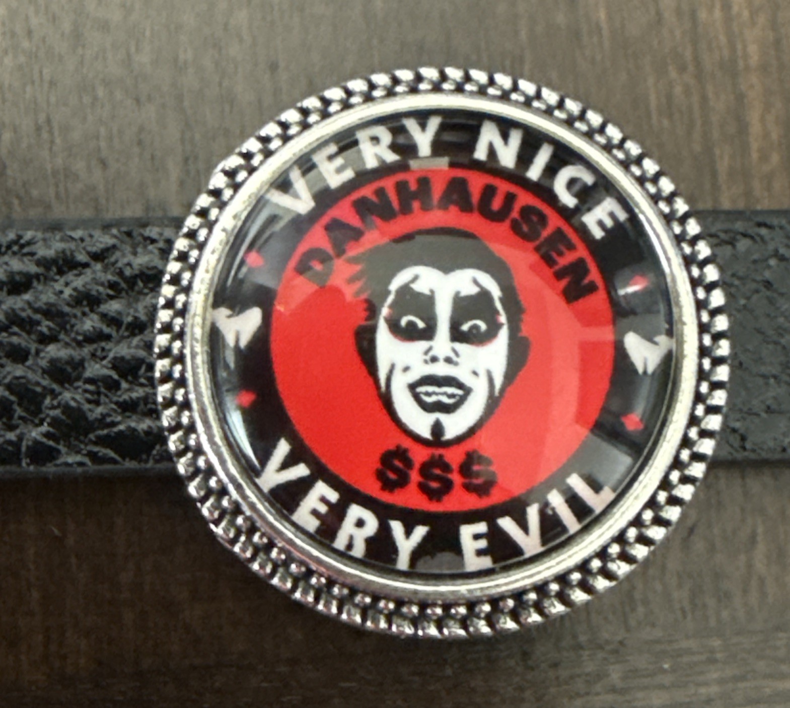 Danhausen Faux Leather Bracelet Adults & Kids Unisex Custom Very Nice Very Evil