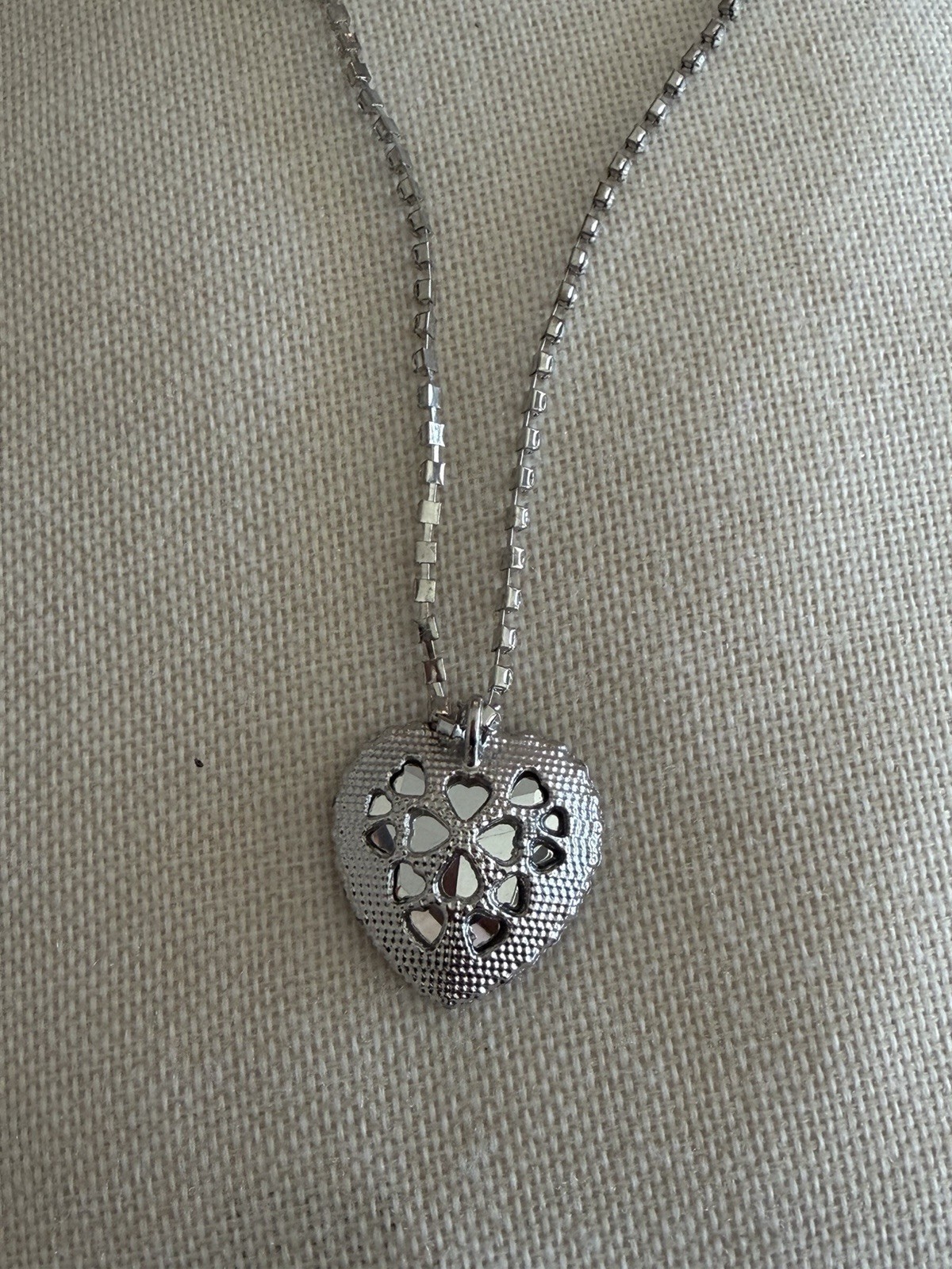 Heart Of The Ocean Necklace Blue Crystal Rhinestone Titanic Style Heart Pendant