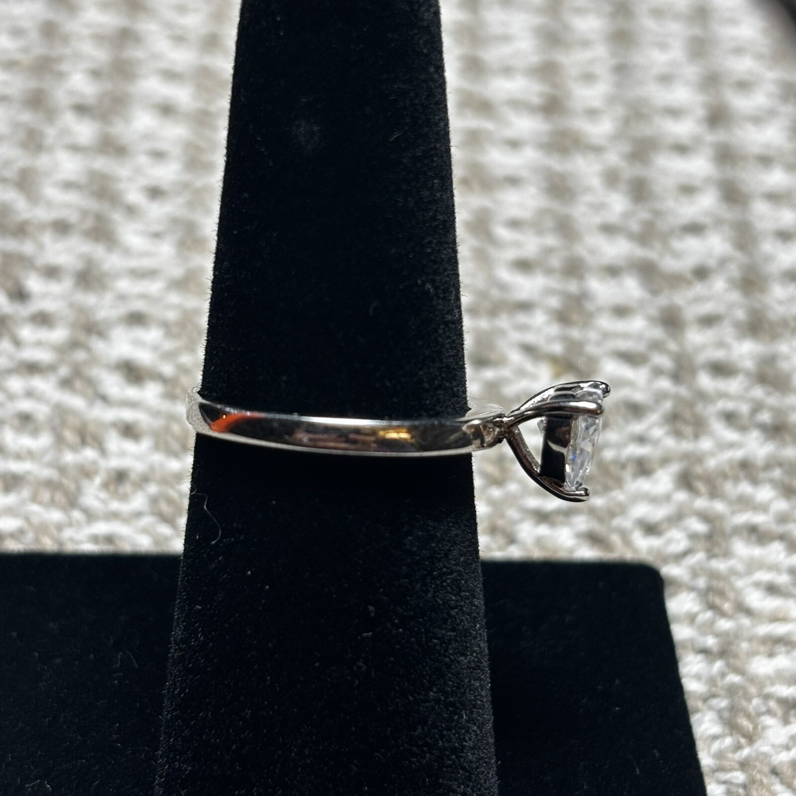 Size 7 Fashion Jewelry Heart Ring Made In China No Stamp Engagement Wedding