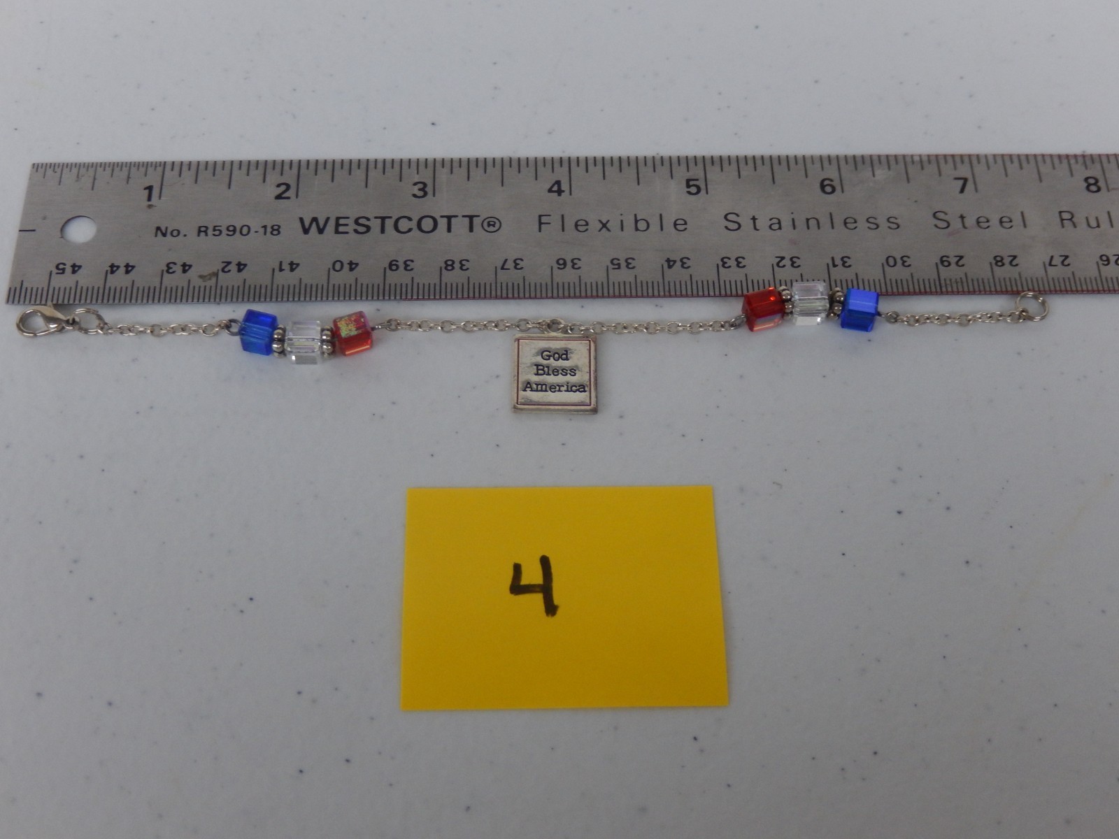 Patriotic Red White Blue Bead Bracelets – YOU PICK (See Description)