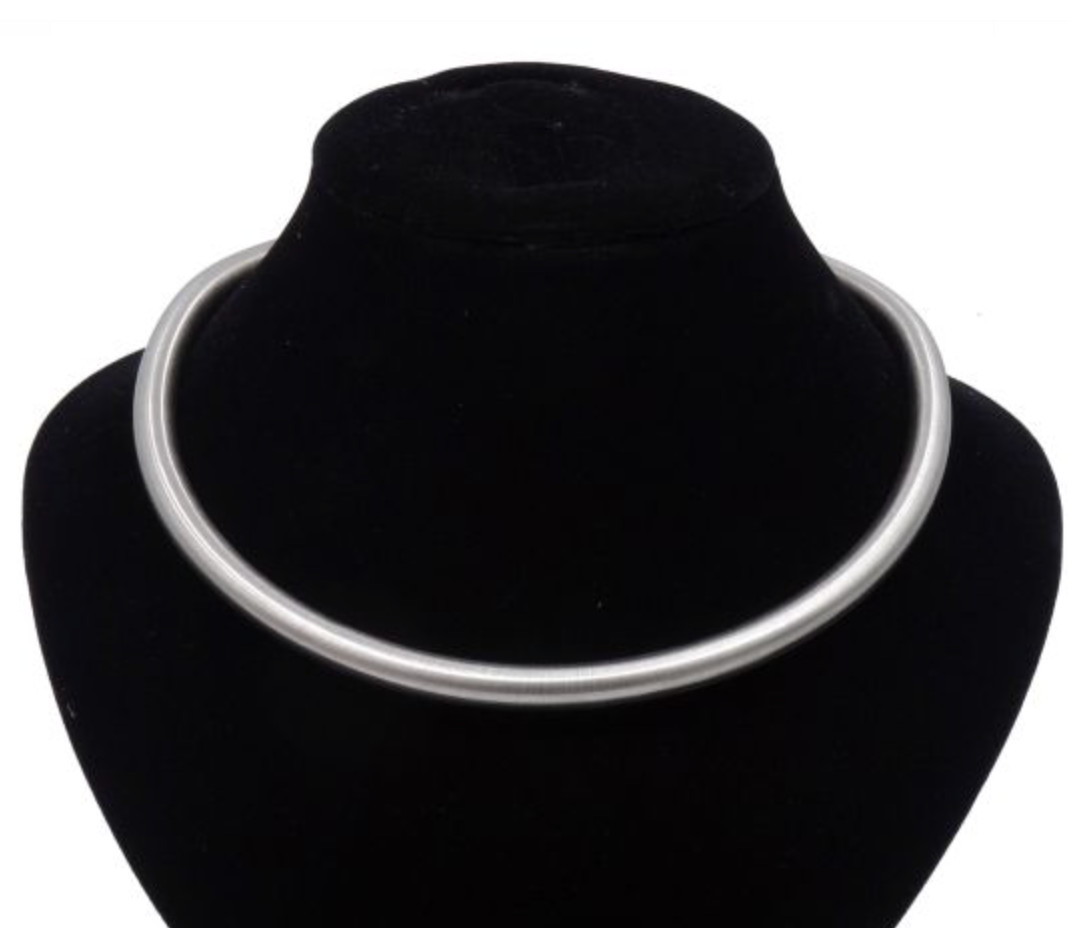 Axsmar bondage choker necklace German. Talena, RARE, stainless steel, BDSM