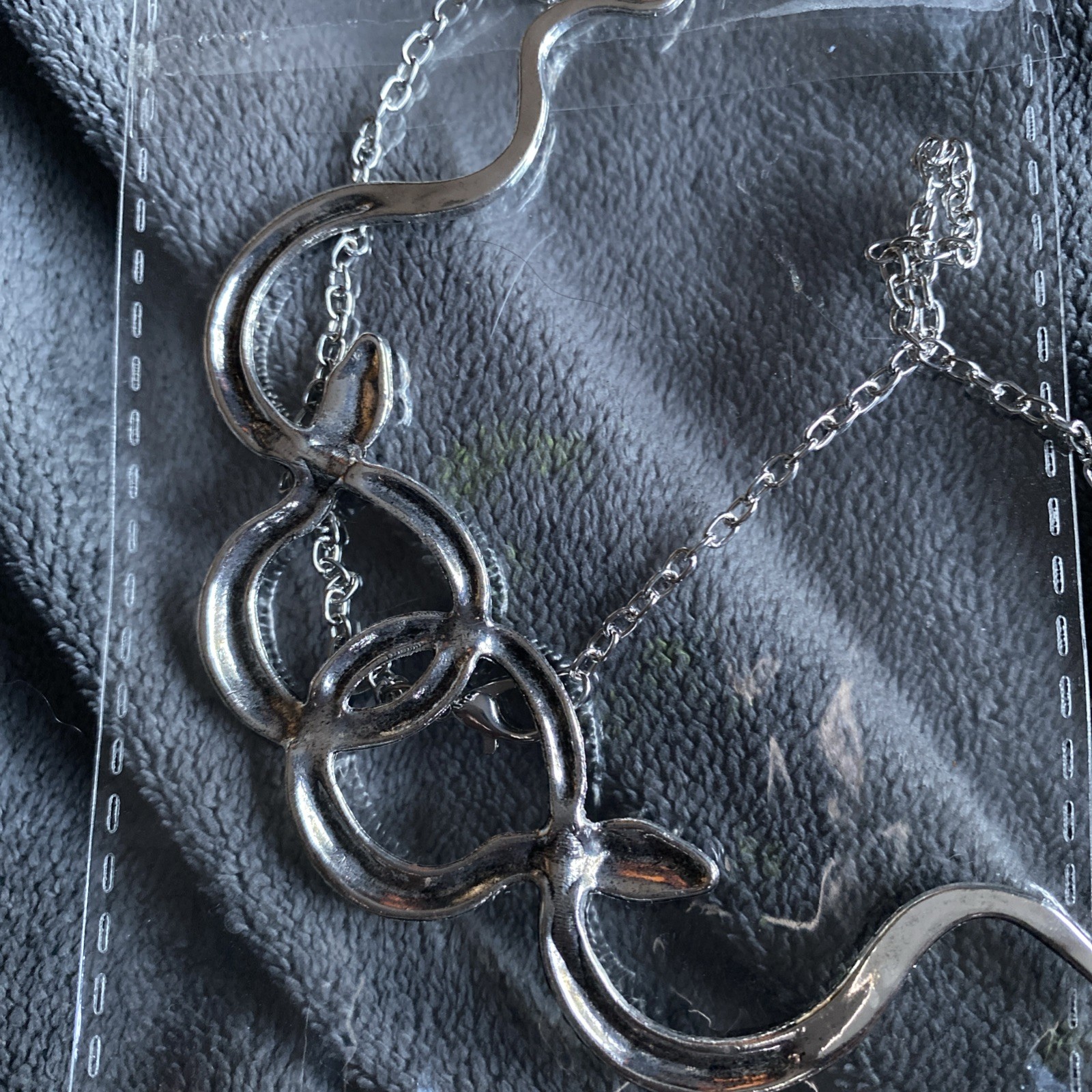 Snake Medusa 12” Chain Necklace