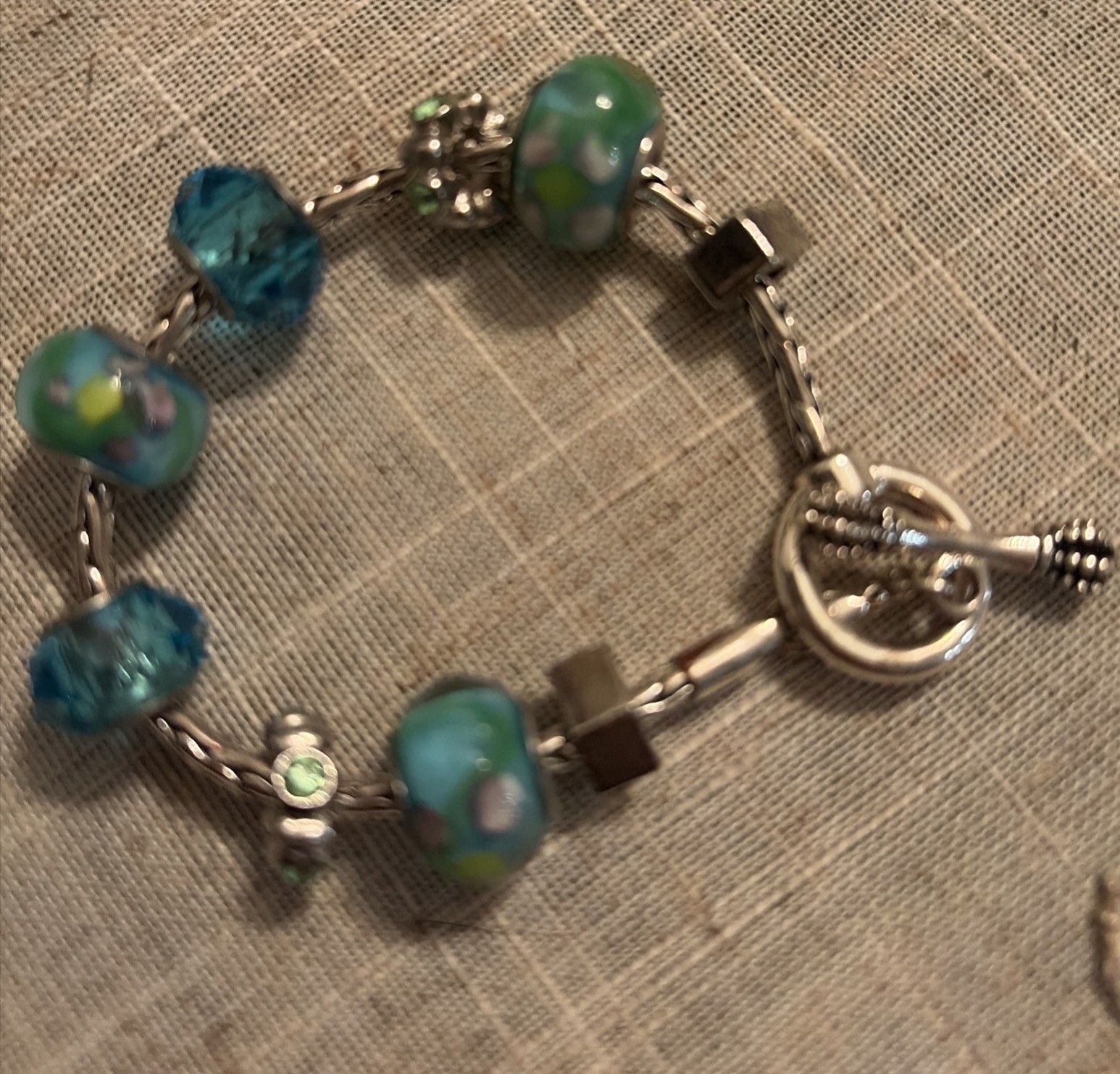 Lot Of 8 Bracelets – Different Styles , Metals Unknown – See Description/Photos