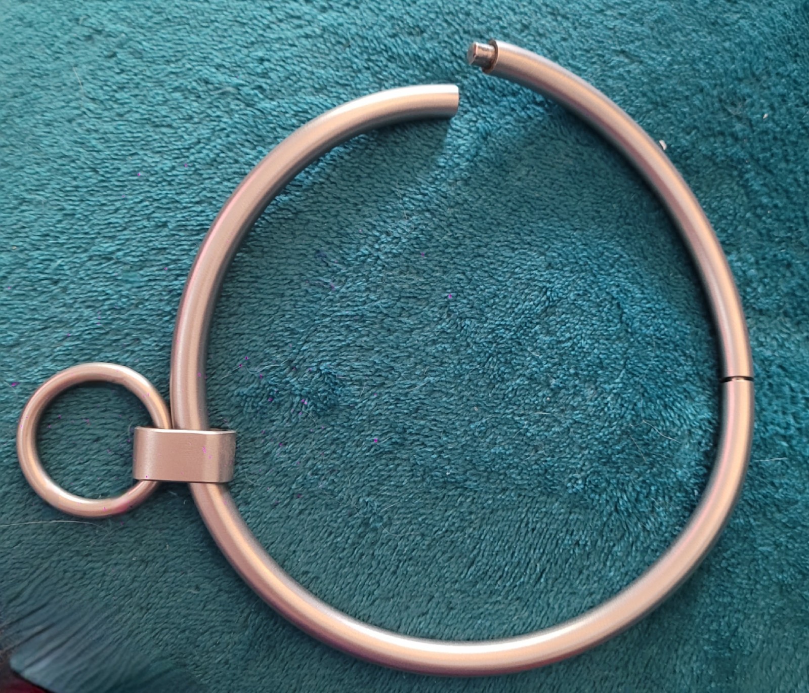 Axsmar bondage choker necklace German. Talena, RARE, stainless steel, BDSM