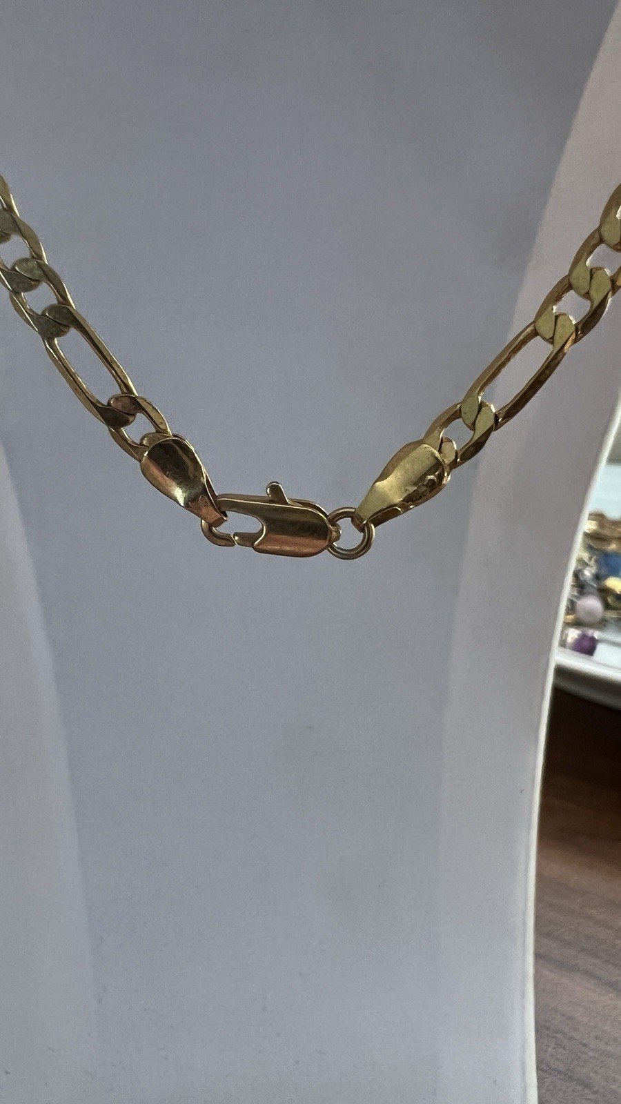 Cute Cat Necklace Rhinestone with Chain 18K Gold Plated Pendant Charm
