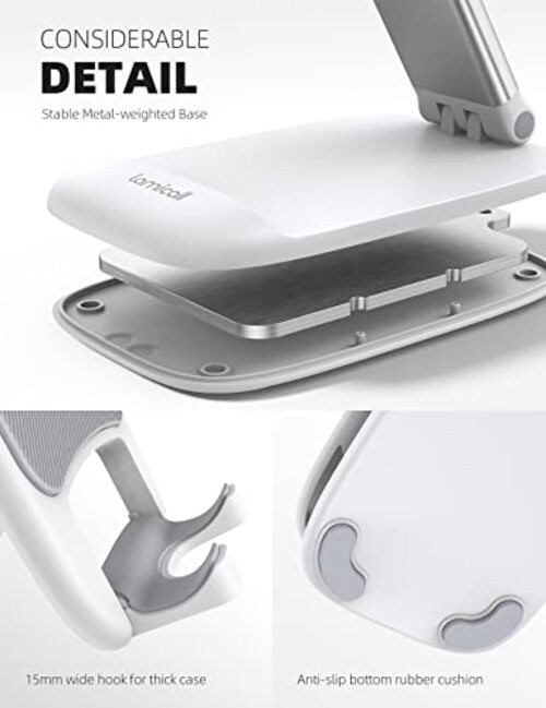 White Cellphone Stand, Xmax Gift for Men Women Mother Father Girls 1-White