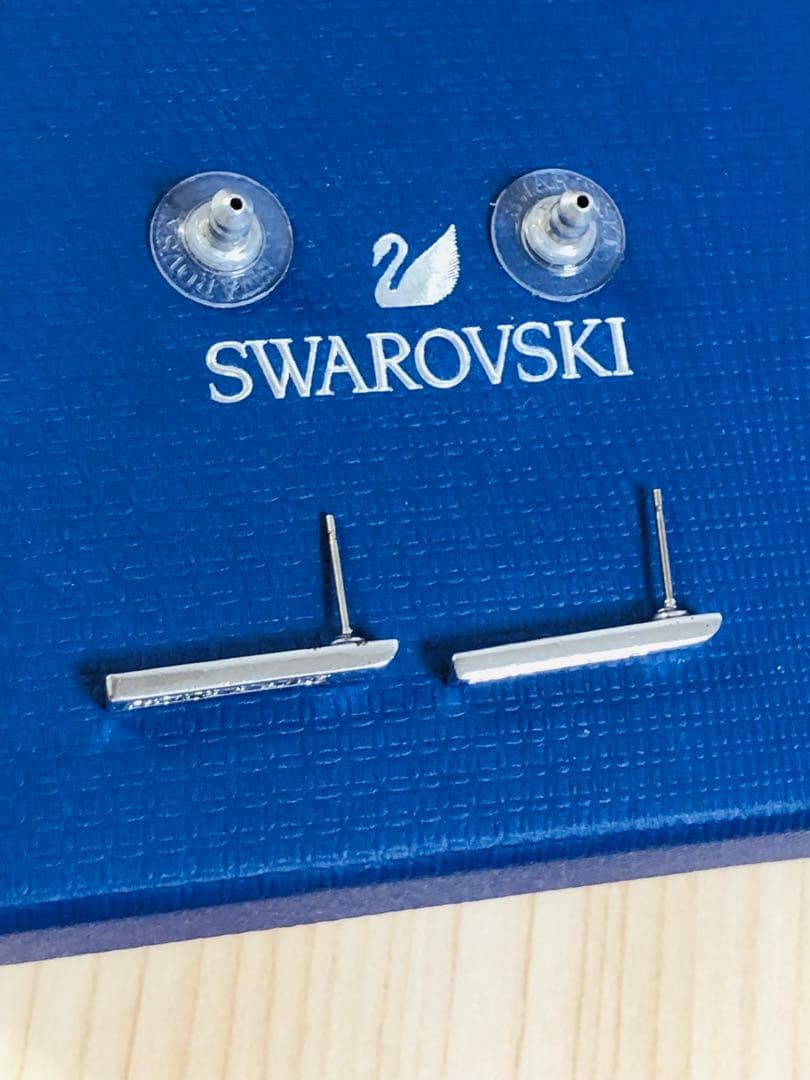 Swarovski Earrings, 2.1cm, Authentic with stamp, Used, No box