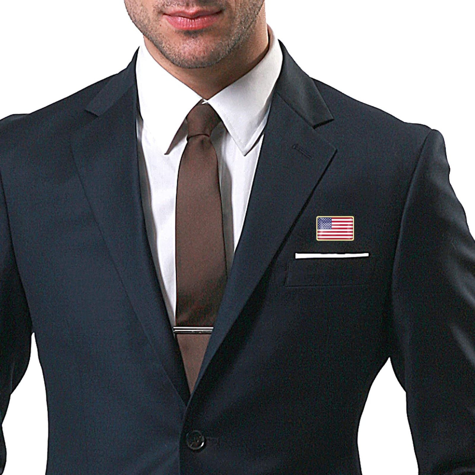 100 Pack Pack United States of American Flag Lapel Pins Bulk – USA US Country…