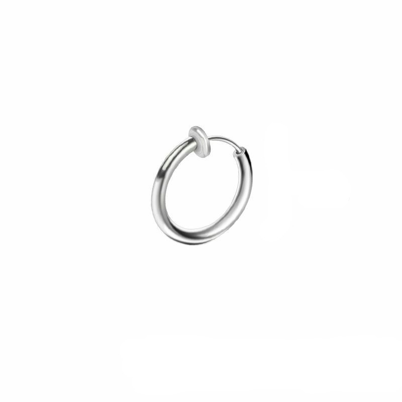 Retractable Earrings Personalized Clip On No Need Piercing Charm Hoops Earrings