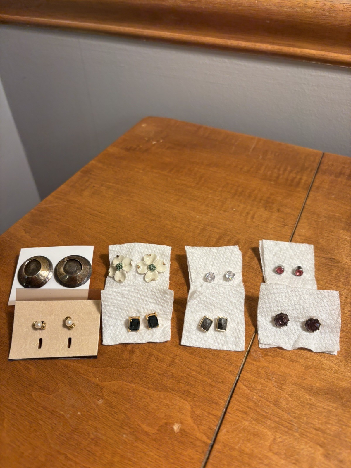 Lot Of Earrings Not Scrap 8 Pair