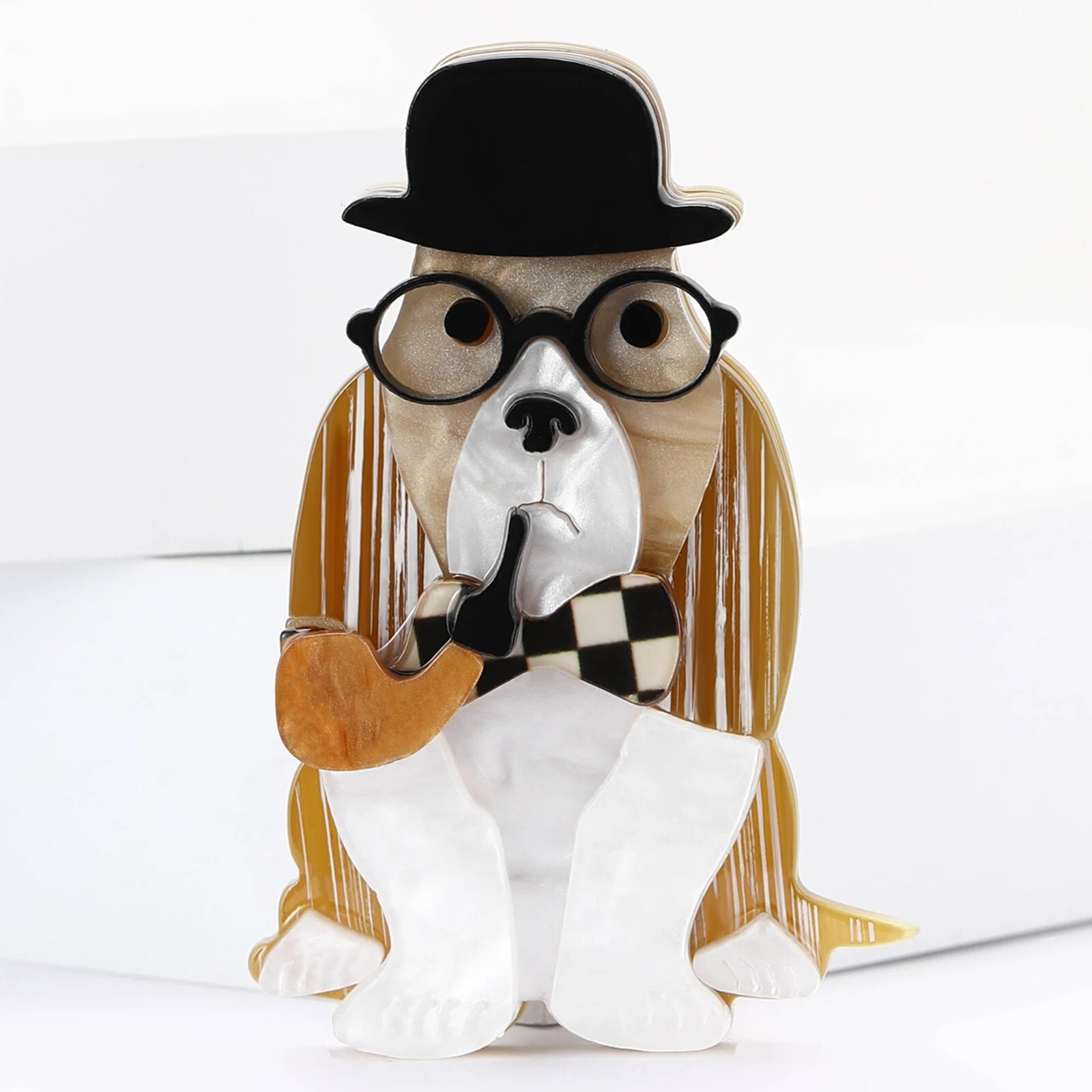 Acrylic Brooches Modern Lady Girl Fashion Dog Flower Cat Animal Jewelry Pin Hot