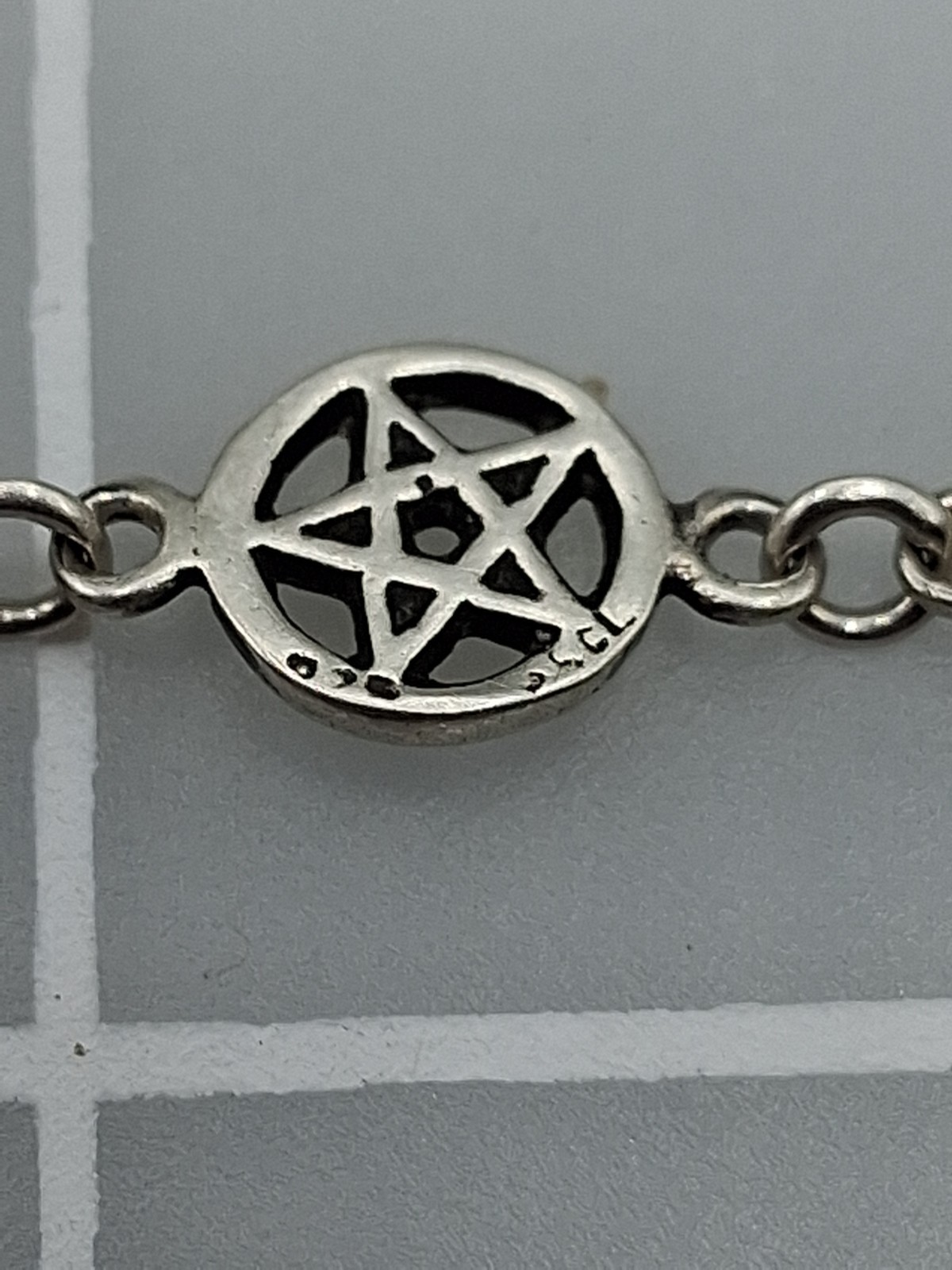 Pentagram 5 Pointed Star Bracelets 92.5 Sterling Silver Jewelry