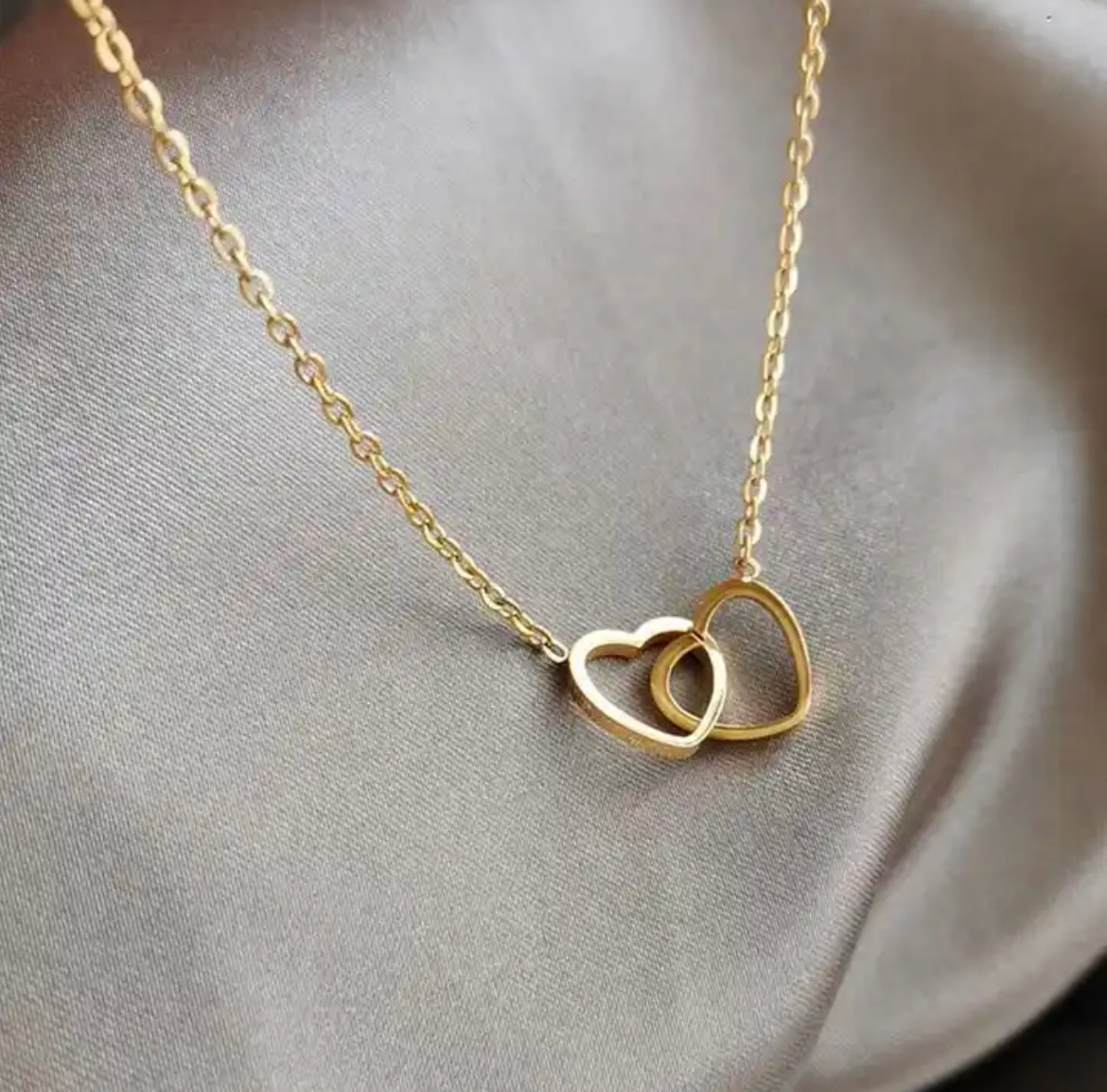 Heart Necklace Silver Gold Birthday/Anniversary Gift Wife/Girlfriend/Soulmate