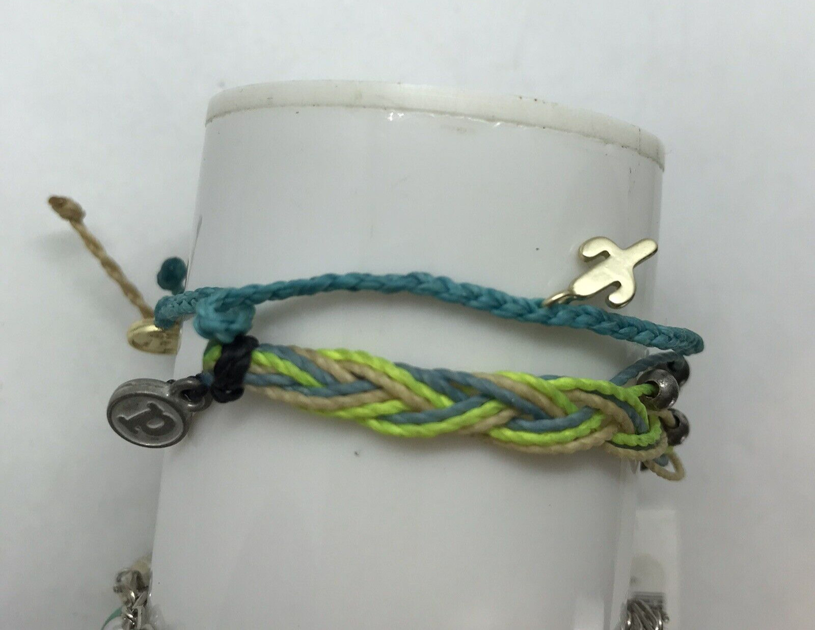 Bracelet Lot Bangles Bead Stretch mixed materials colorful Vtg to mod pure vida