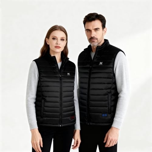 MRAWARM Heated Vest, Lightweight Electric Heated Vest for Men X-Large Black-us