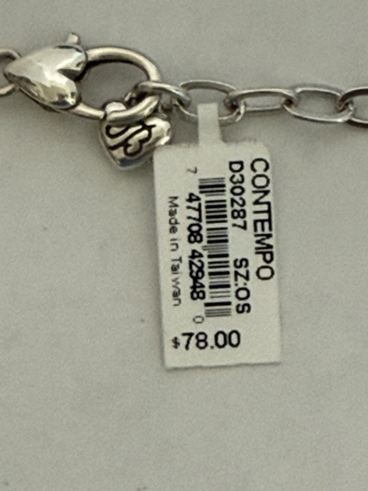 Brighton Contempo Silver Butterfly Necklace 18”