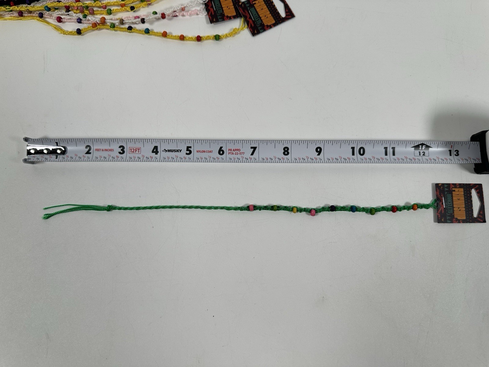 Lot of 13 Friendship Bracelets Beaded Multicolor Adjustable New With Tags