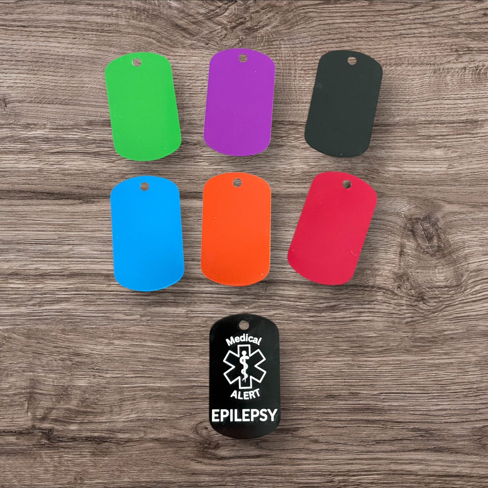 Custom Engraved Personalized Medical Alert ID Dog Tag