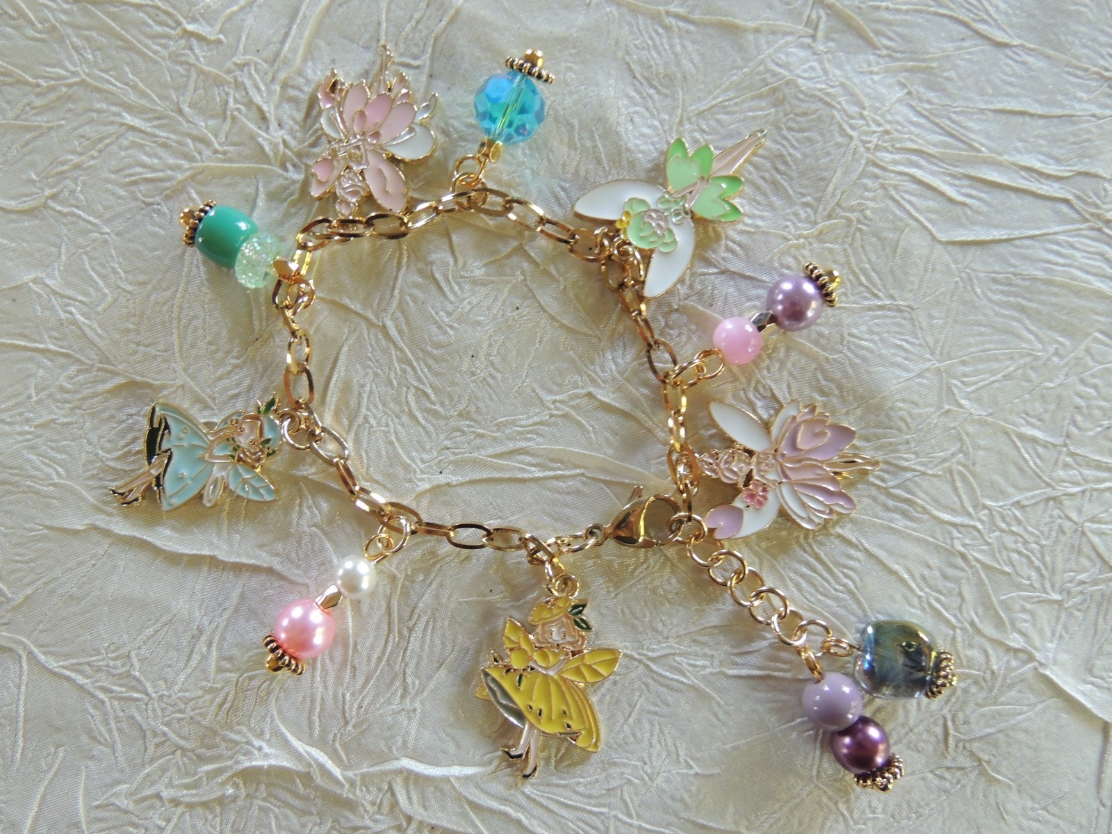MY LITTLE FAIRIES DANGLING CHARM BRACELET