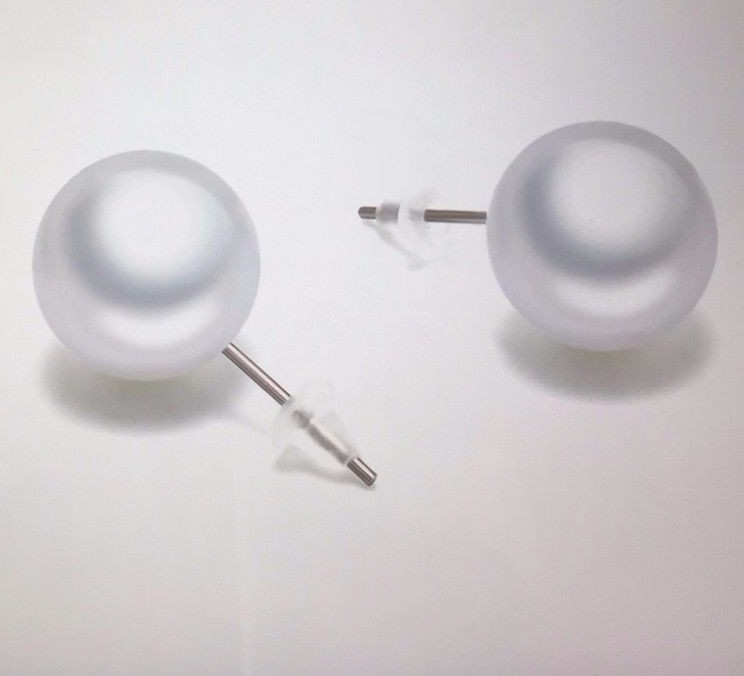 12 pair/sheets 6mm/8mm/10mm/12mm Pearl Stud Earrings