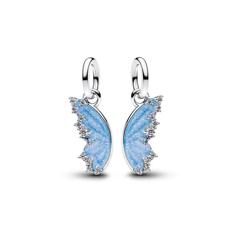 NEW 100% #794244C01 Pandora Splittable Butterfly Dangle Charm, NEW WITH BOX