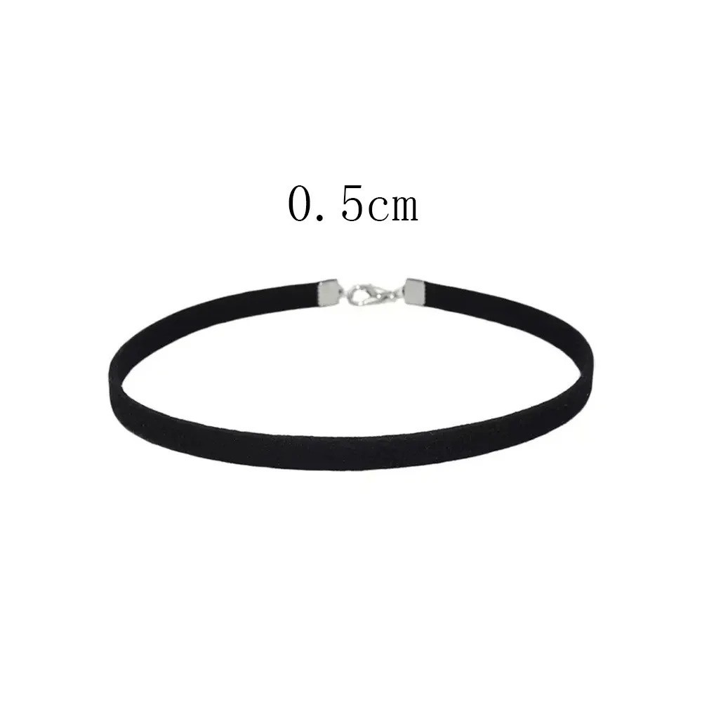Gothic Black Velvet Choker Necklace Adjustable Women’s Fashion Jewelry Gift