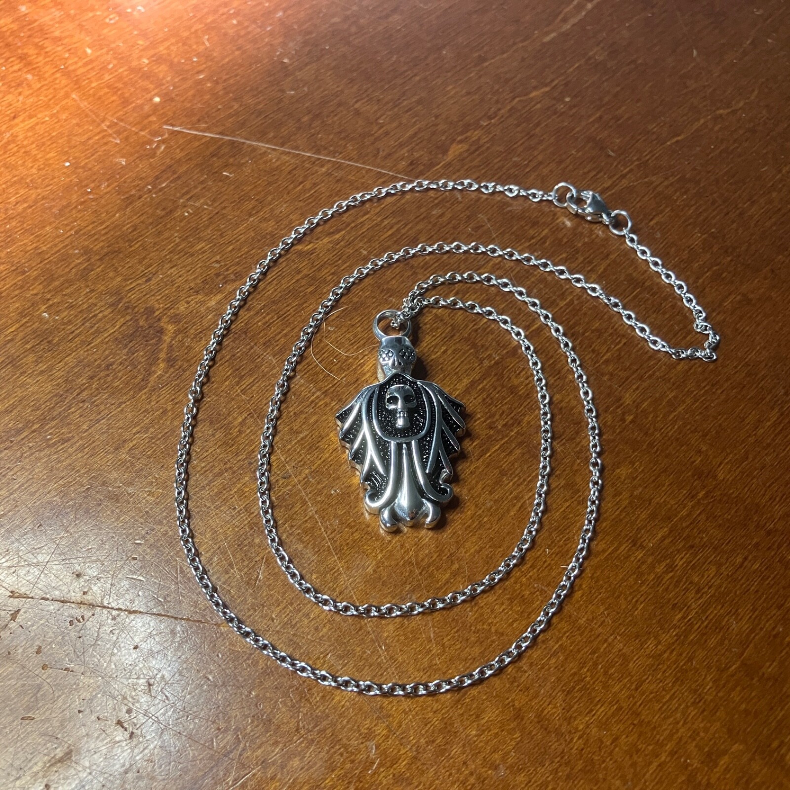 Gothic Necklace with Skulls – The Melancholy Killer – FREE SHIPPING