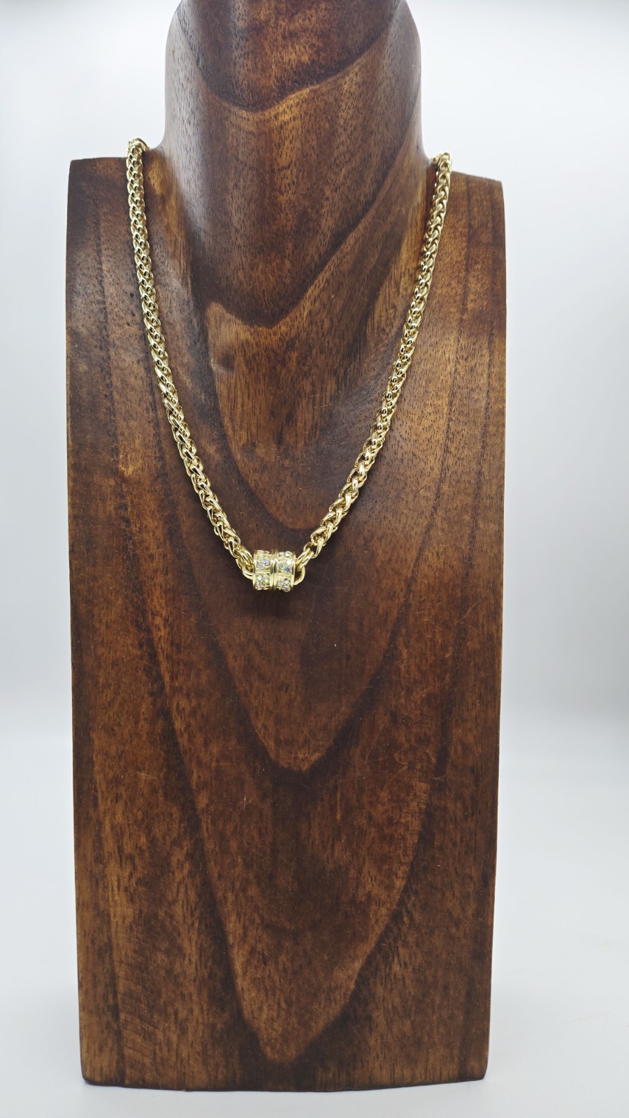 Kirks Folly Magic Weave Magnetic Interchangeable Necklace Gold tone 17 in