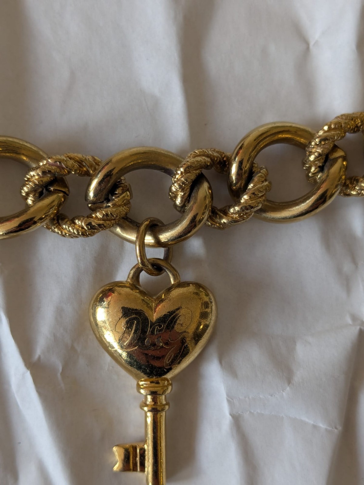 Dolce and Gabbanna Chunky Charm Tassel Neckalce. Good Condition.
