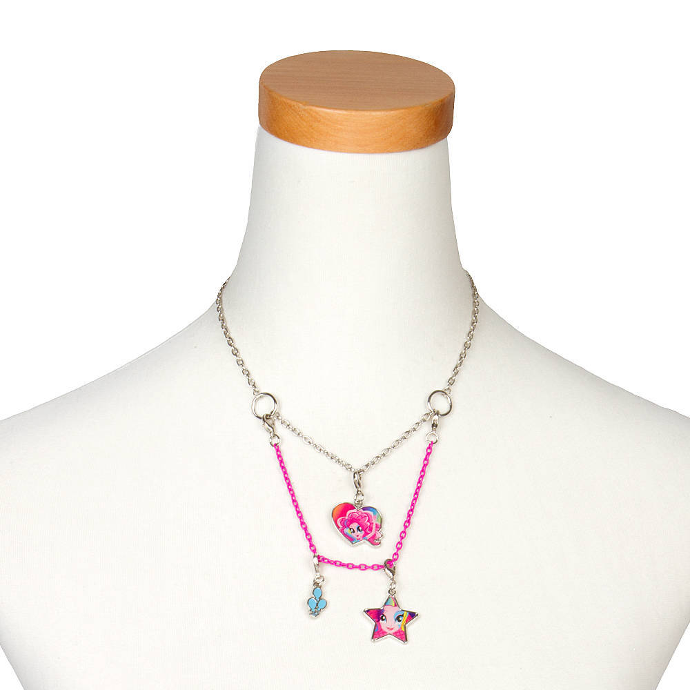My Little Pony Pinkie Pie Necklace Equestria Girls 3 in 1 Hasbro MLP New