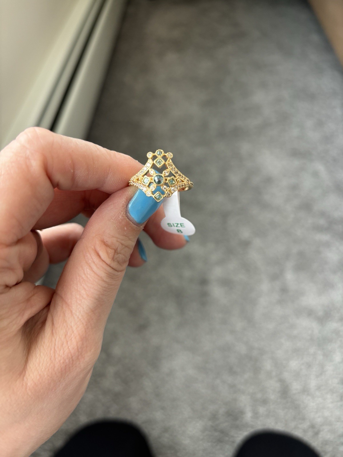 Bomb Party Original Ring – RG39113 Artic Glow Ring – Brand New w/out Bag – Sz 08