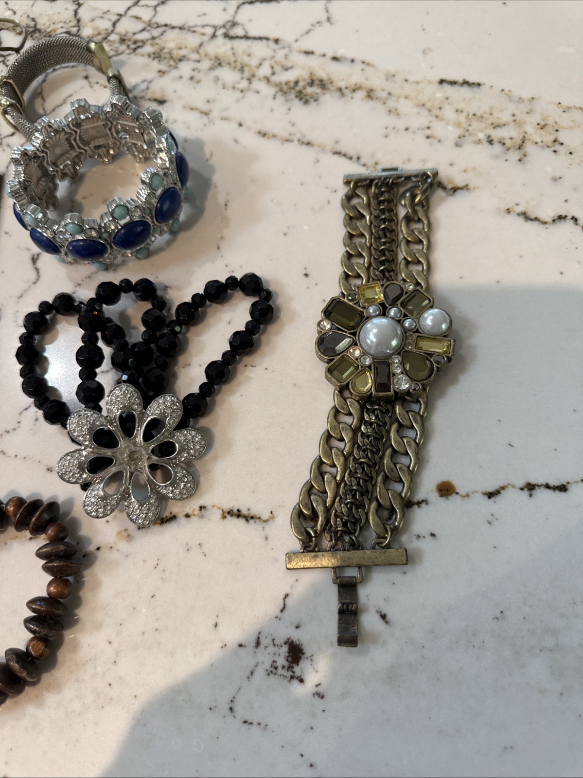 Fashion Bracelets/Jewelry Lot Of 14 Wear Or Re Sell Mixed Materials
