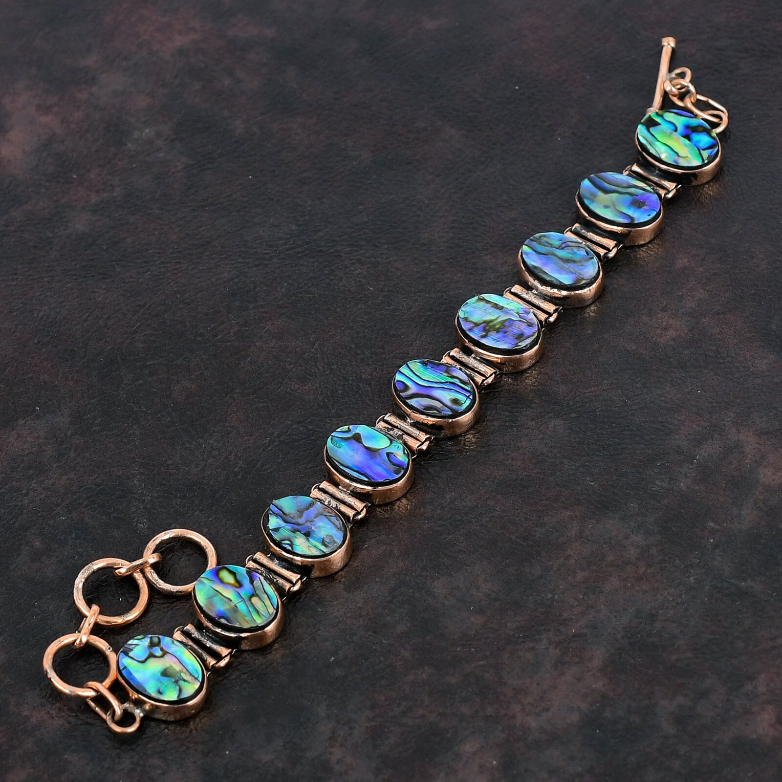 Christmas Sale Natural Abalone Shell Ethnic Wife Anniversary New Bracelet Copper