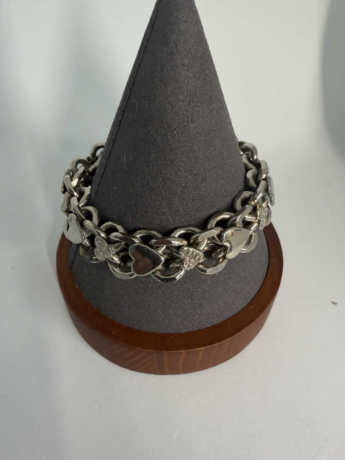 Set of 2 Silver Tone Metal Bracelet