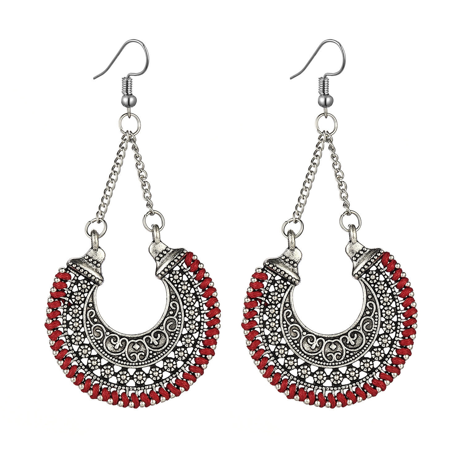 BOHO Earrings Fringe Tassel Bohemian Retro Ethnic Dangle Drop Handmade Jewelry