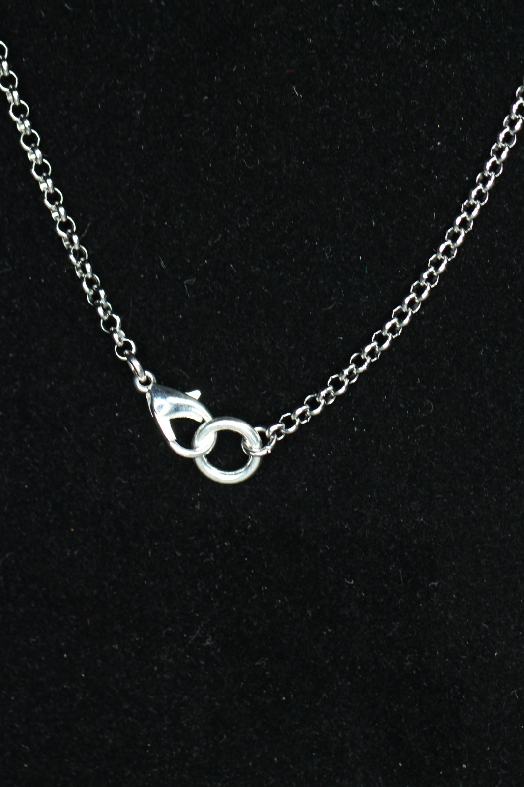 Sailboat Necklace Silver Pewter Charm 1″ Pendant 3mm Stainless Chain 18″ Mariner