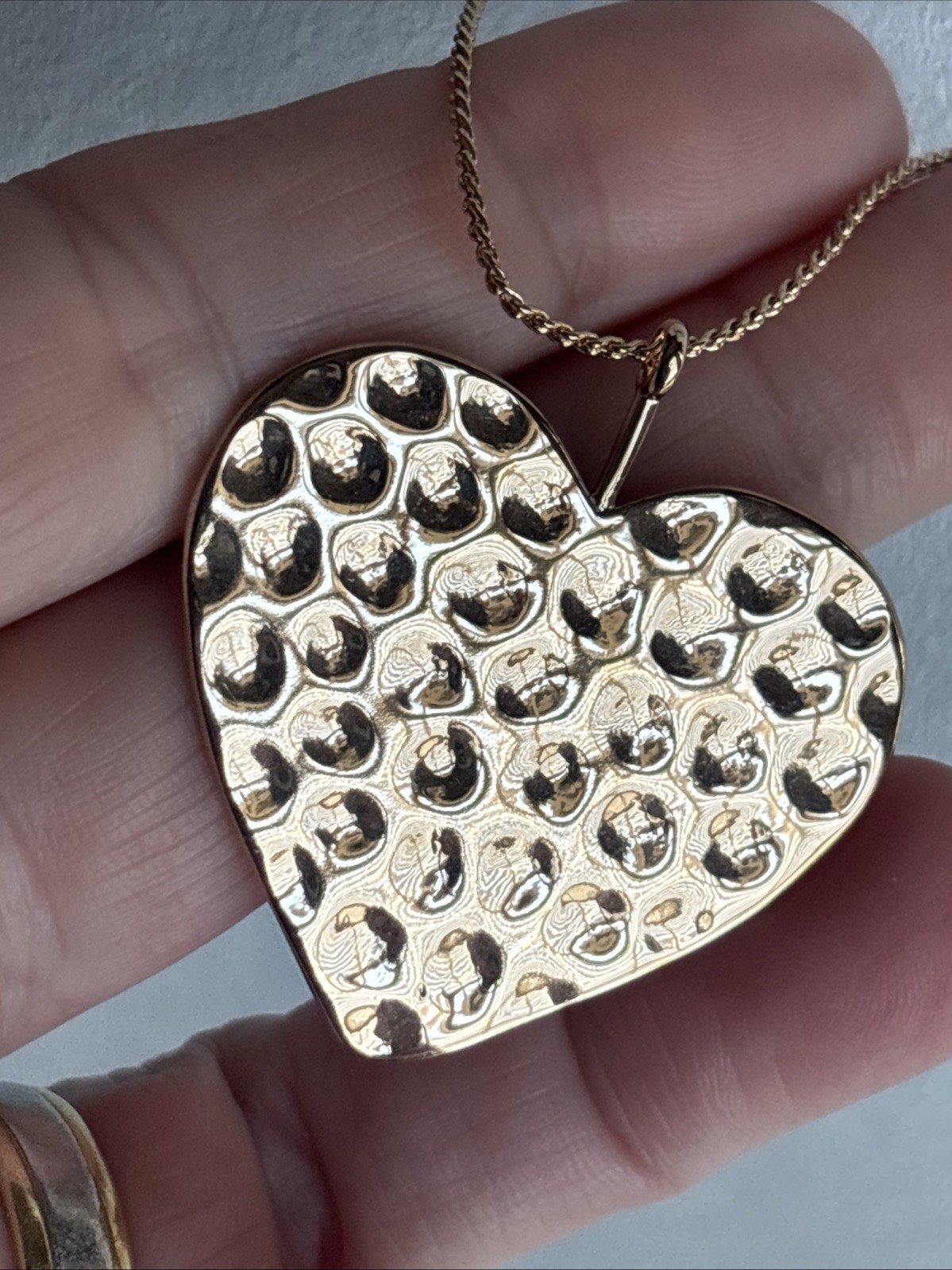 Park Lane Fairytale Double Tier Necklace 16” & 22” Gold Tone Heart & Francesca