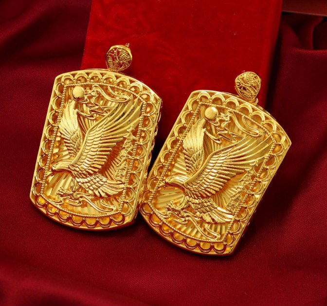 New Eagle 22k 23k 24k Thailand Gold Gold Gp Pendant