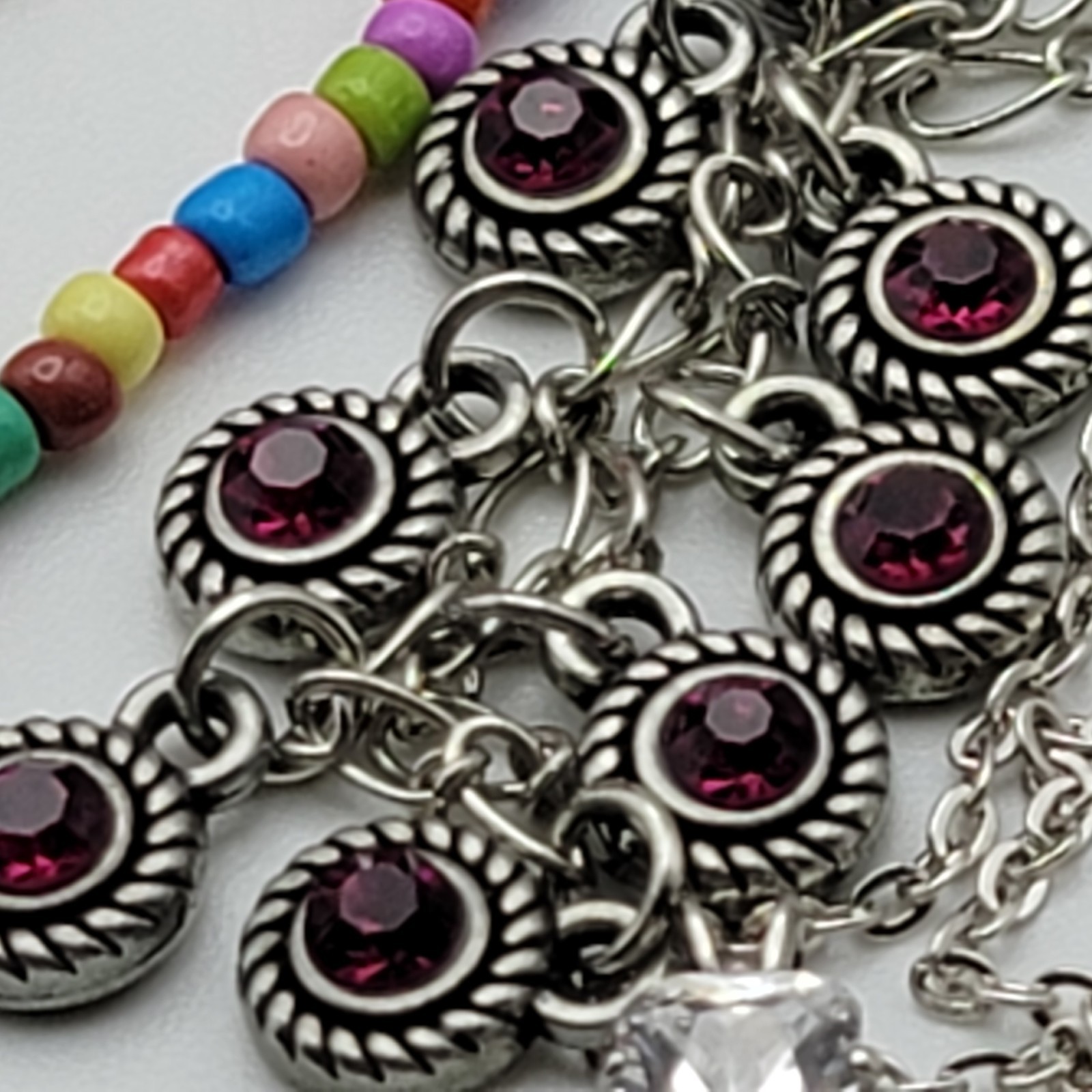 Multicolor Mixed Materials Minimalist Dainty Necklace 11-PIece Lot