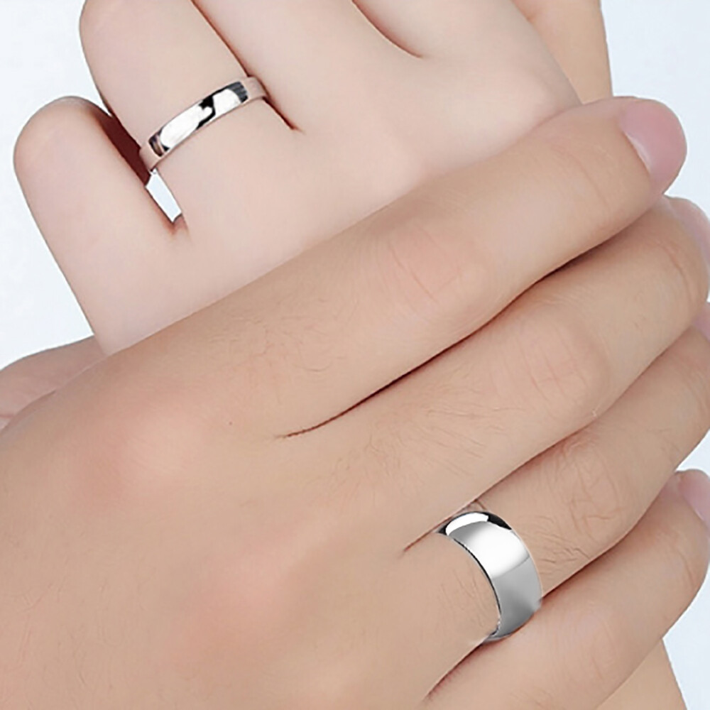 2-10mm Tungsten Carbide Mens Womens Wedding Engagement Bridal Band Ring sz 3-15