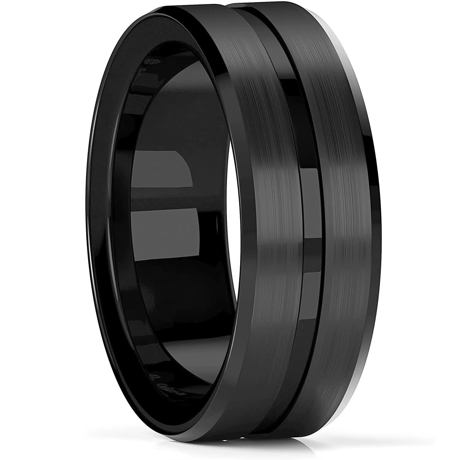 Titanium Stainless Steel 8mm Celtic Dragon Band Ring Men Women Jewelry Size 5-13
