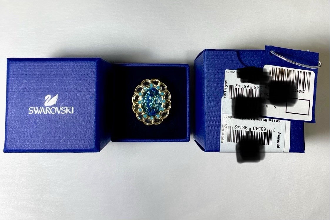 Swarovski Crystal Ring! Brand New!
