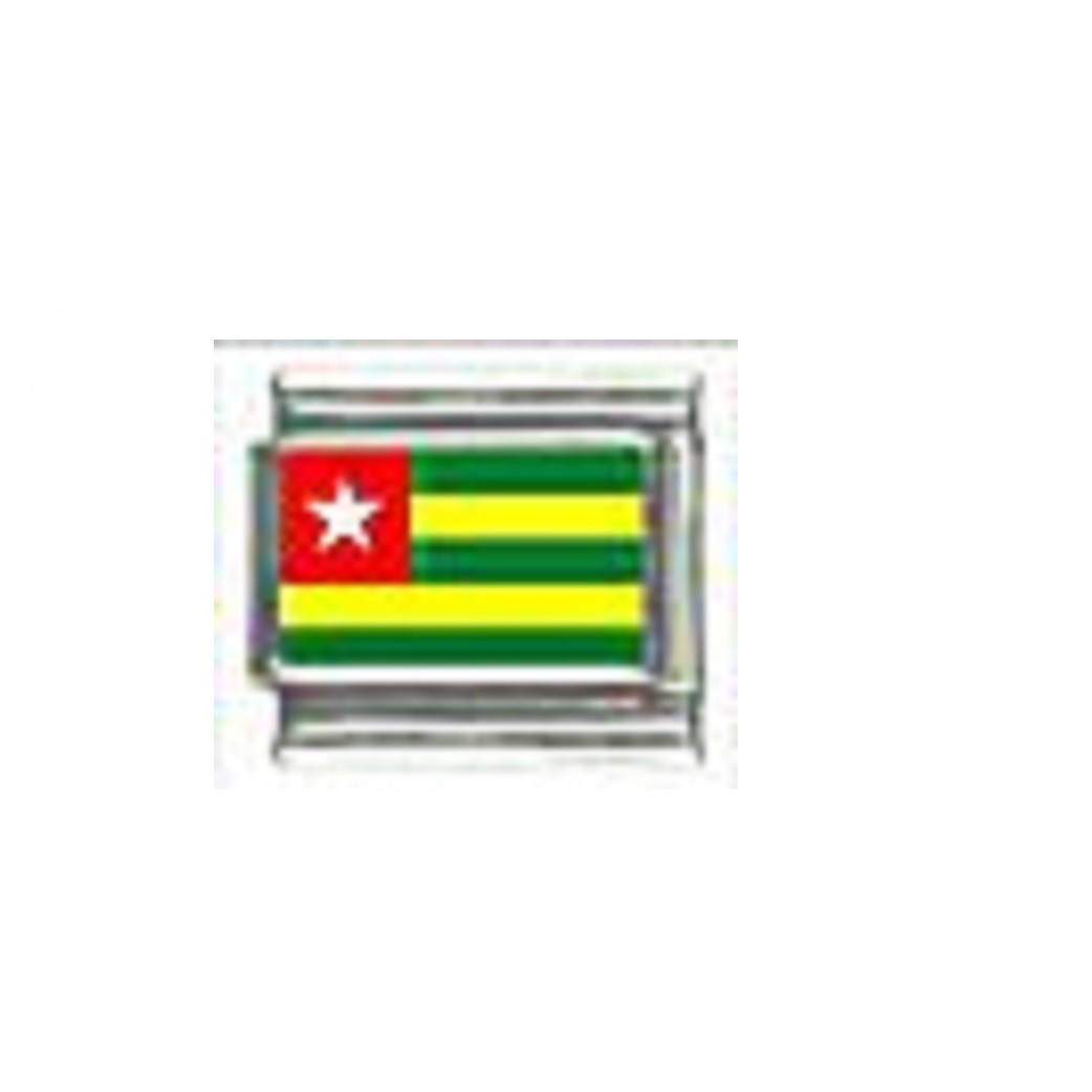 Togo flag Italian charm – fits 9mm classic Italian Charm bracelets