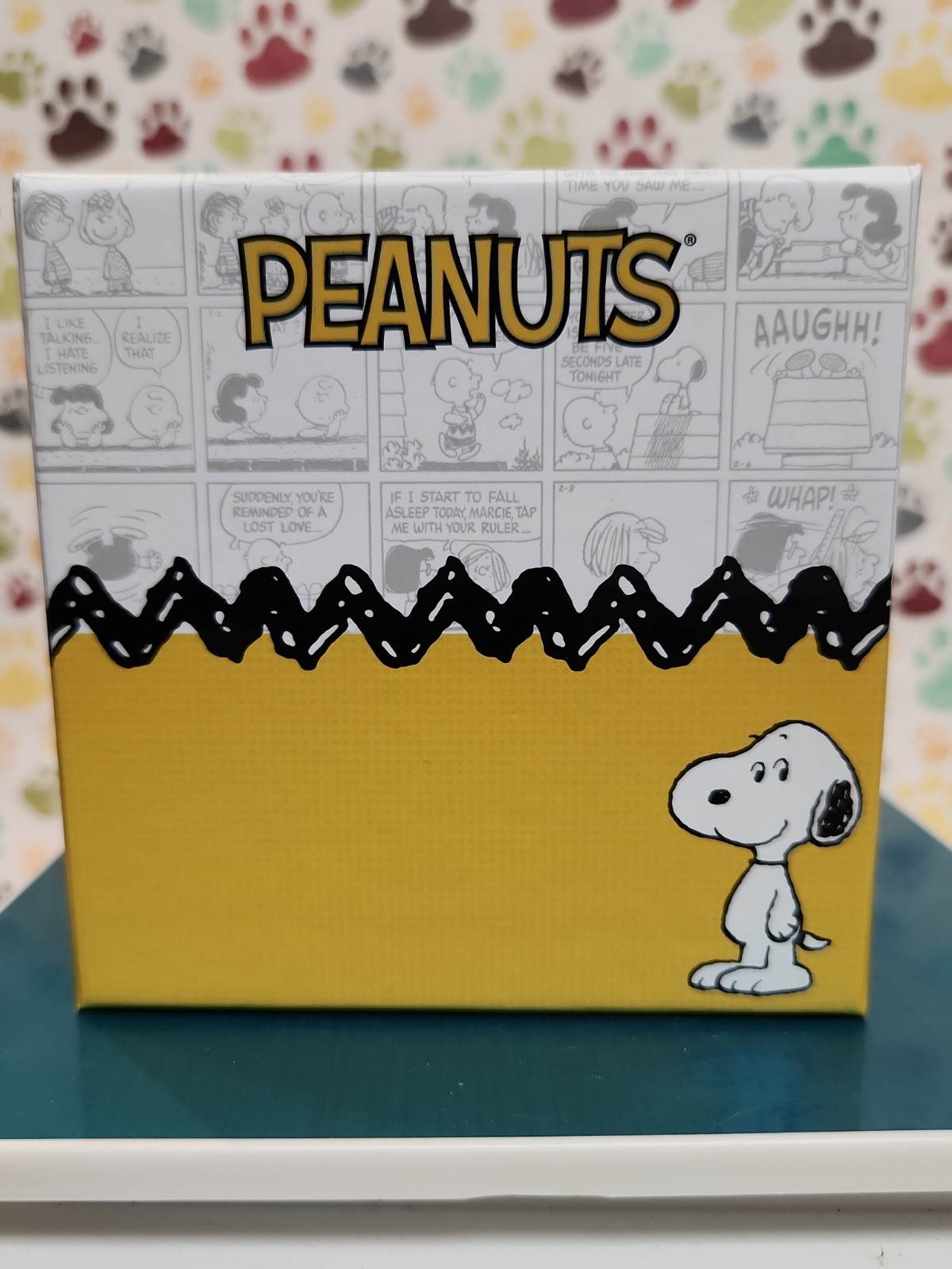Peanuts Snoopy Woodstock W/ Heart 18in Necklace Fine Silver Pl. W/ Gold