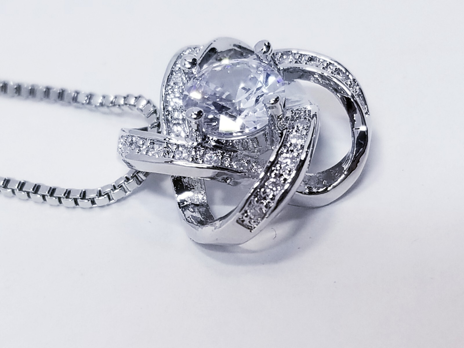 Tiara Beauty Co. To My Wife “Through My Eyes”” Love Knot Necklace