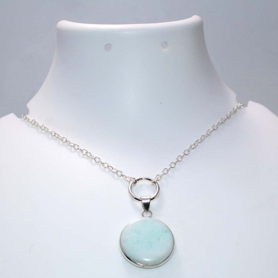 925 Silver Plated Exclusive Hememorphite Necklace 18″ Limited Stock Deal MJ
