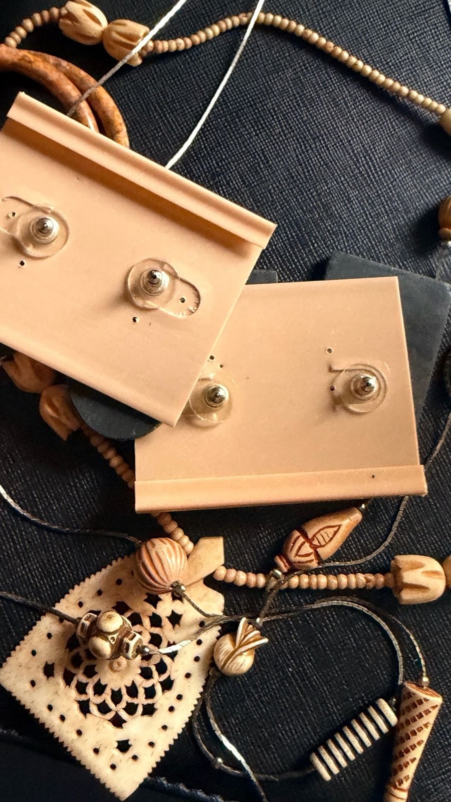 Boho Jewelry Collection Including Hand-Crafted Woven Rattan Earrings & more