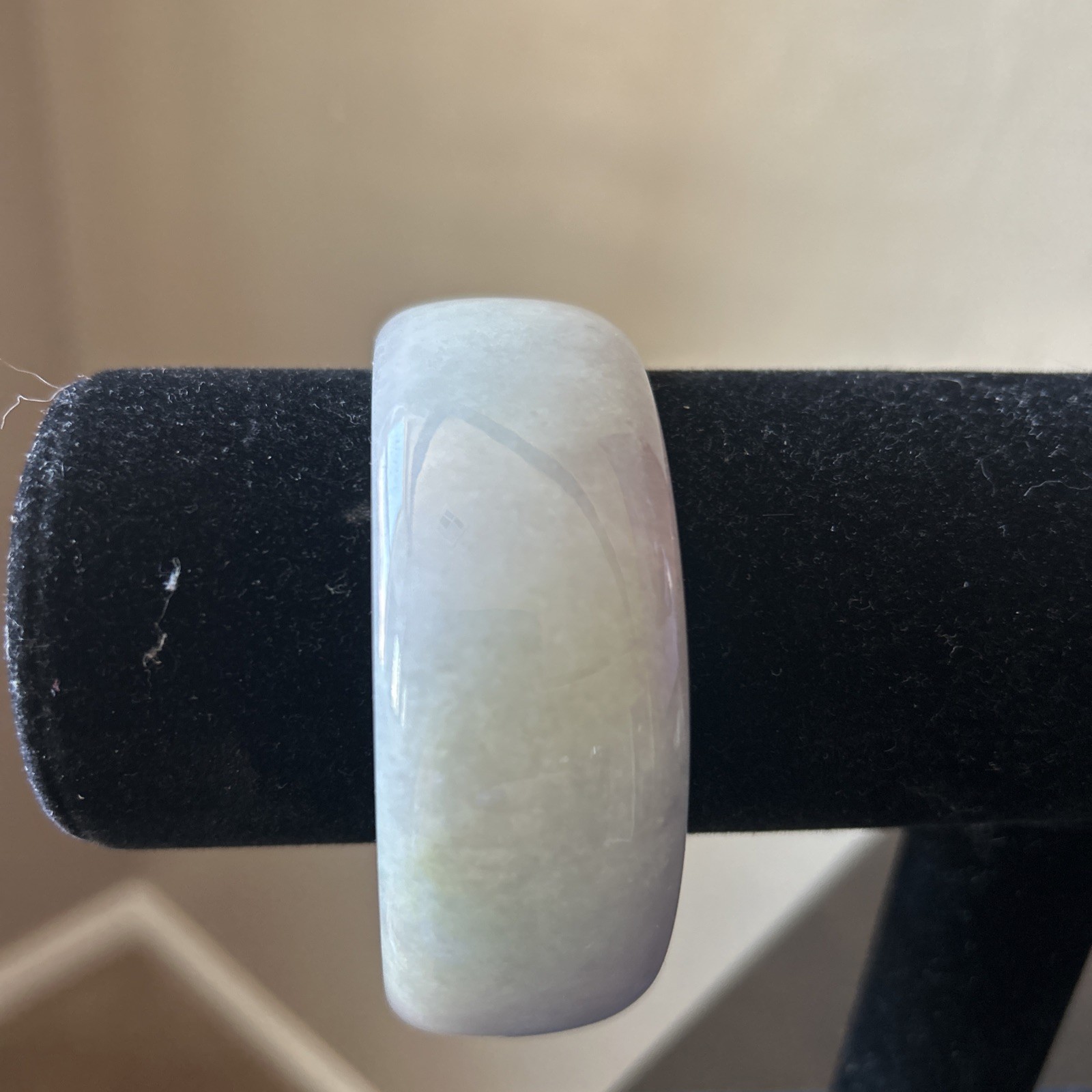 67MM Natural Icy Lavender Jadeite Jade Bracelet Burma Jadeite Jade Bangle